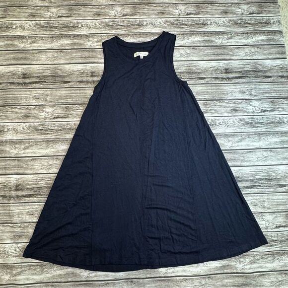 Lou & Grey for LOFT Women’s Dark Navy Swing Shift Mini Dress XS NWT - Picture 3 of 11